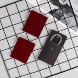 20pcs Microfiber Snap Button Pouch Velvet Jewelry Envelope Bag
