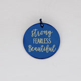 20pcs Mom/Boss Lady Charms Stainless Steel Fearless Charm DIY Accessories