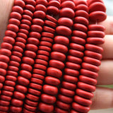 20pcs Natural Red Cinnabars Beads for DIY Charm Beading