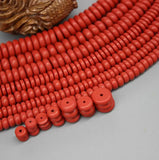 20pcs Natural Red Cinnabars Beads for DIY Charm Beading