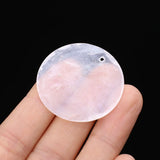 20pcs Natural Shell Bead Round Shape Loose Beads DIY Jewelry Making Earring Bulk
