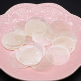 20pcs Natural Shell Bead Round Shape Loose Beads DIY Jewelry Making Earring Bulk