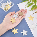 20pcs Star Brass Pendants Mixed Charms DIY Jewelry Making