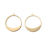 20pcs Brass Round Charms Pendants for DIY Jewelry Making