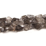 20pcs Smoky Crystal Nugget Minerals Beads for DIY Jewelry Making