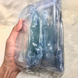 20pcs Clear PVC Jewelry Storage Bags, 11*11cm Ziplock Bracelet Bangle Organizer