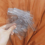 20pcs Clear PVC Jewelry Storage Bags, 11*11cm Ziplock Bracelet Bangle Organizer