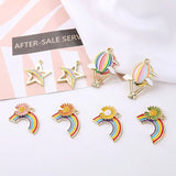 20pcs/lot Rainbow Hot Air Balloon Pendant DIY Accessories