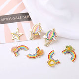 20pcs/lot Rainbow Hot Air Balloon Pendant DIY Accessories
