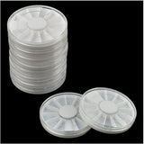 Plastic Wheel Compartment Storage Organizer Case Holder for Nail Art Rhinestones