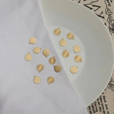 20pcs Raw Brass Sunflower Charms for DIY Earrings Necklace
