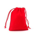 20pcs Red Velvet Bags 7*9cm Jewelry/Candy Gift Pouches