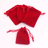 20pcs Red Velvet Bags 7*9cm Jewelry/Candy Gift Pouches