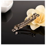 20pcs Rhodium French Barrettes Hair Clip DIY Hair Bow Clips for Jewelry