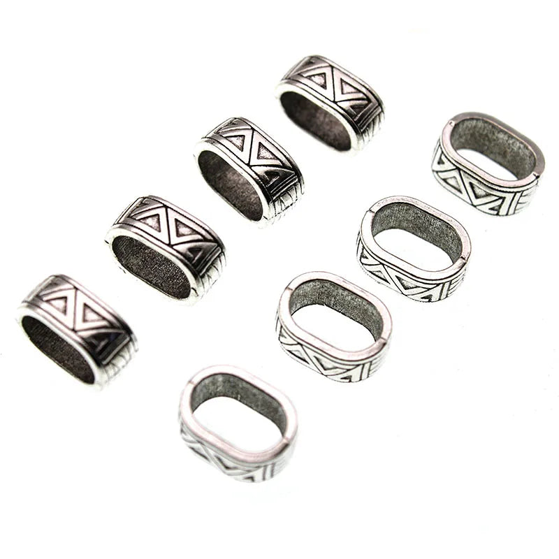 20pcs Big Hole Metal Spacer Beads for Jewelry Making