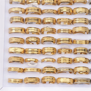 Stainless Steel Wedding Couple Rings Silver Jewelry