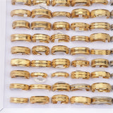 Stainless Steel Wedding Couple Rings Silver Jewelry