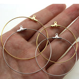 20pcs Stainless Steel Ear Wire Hoops Earrings Findings DIY Jewelry Making