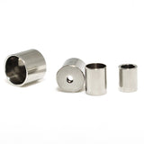 20pcs Stainless Steel End Caps Tube Tassel Beads for Jewelry Making