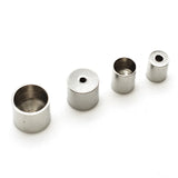 20pcs Stainless Steel End Caps Tube Tassel Beads for Jewelry Making