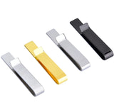 20pcs Stainless Steel Tie Clips 48x8mm Men Jewelry Accessory
