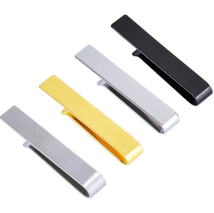 20pcs Stainless Steel Tie Clips 48x8mm Men Jewelry Accessory