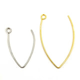 20pcs Stainless Steel Earring Hooks for Jewelry Making