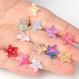 20pcs Starfish Lampwork Glass Beads Colorful for Jewelry Making