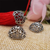 20pcs Tibetan Silver Bead Caps 20x9mm DIY Craft Jewelry Making Findings