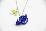 How I Met Your Mother French Horn Necklace Pendant with Chain TV Jewelry