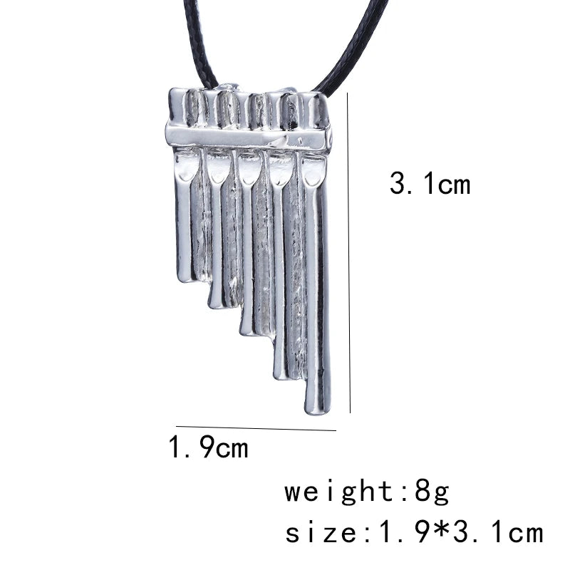 Peter Pan Magic Flute Pendant Necklace Unisex Jewelry Charm 20pcs/lot