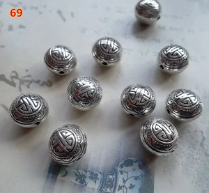 Tibetan Silver Spacer Beads 10x9mm DIY Jewelry