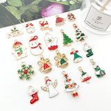 20pcs Christmas Charms Pendant for DIY Necklace Bracelet Making