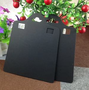 20pcs/lot Brown & Black Necklace Cards for Jewelry Display