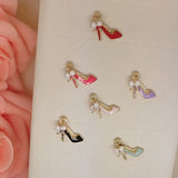 20pcs High-Heeled Shoes Charm Pendant DIY Accessories Necklace Bracelet