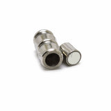 20pcs Stainless Steel Magnetic Clasp 6mm Hole DIY Bracelet Closure