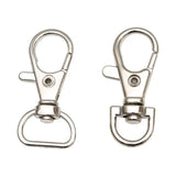 20pcs Metal Lobster Dog Buckle Keychain Rotating Blinds Clip Hook