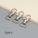 20pcs Metal Lobster Dog Buckle Keychain Rotating Blinds Clip Hook