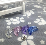 20pcs Moon Rice Vial Pendant Locket Crystal Mini Perfume Bottle DIY Necklace