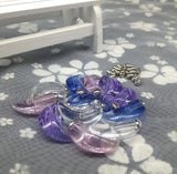 20pcs Moon Rice Vial Pendant Locket Crystal Mini Perfume Bottle DIY Necklace