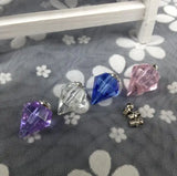 20pcs Screw Cap Vial Pendant for DIY Perfume Essential Oil Necklace