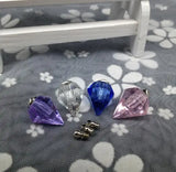 20pcs Screw Cap Vial Pendant for DIY Perfume Essential Oil Necklace