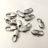 20pcs 18mm Stainless Steel Connection Clasp & Hooks - Jewelry Accessories