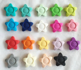 20pcs Sunflower Silicone Teething Chew Pendant or Teether Necklace DIY Beads