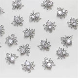 Zircon Animal Spider Shape Charms for DIY Jewelry Making