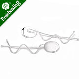 20pcs Minimalist Hair Slide with Bezel, Hair Pin, Bobby Pin