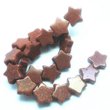 20pcs 12mm Natural Gem Stone Star Shape Bead Strings - Bead Suppliers