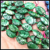20pcs 13x18mm Oval Natural Stone Beads for Women Bracelets