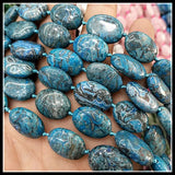 20pcs 13x18mm Oval Natural Stone Beads for Women Bracelets
