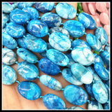 20pcs 13x18mm Oval Natural Stone Beads for Women Bracelets
